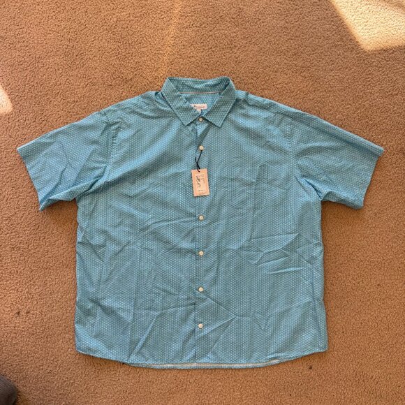 NWT Peter Millar Mens Short Sleeve Sport Shirt XXL - Picture 2 of 8